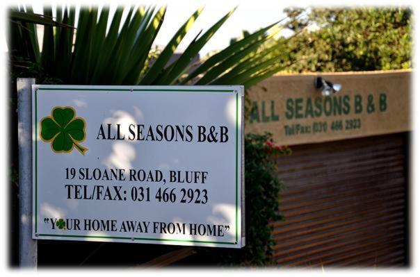 All Seasons B&B Durban Exterior photo